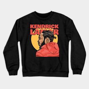 Kendrick Lamar Cartoon Flat Style Crewneck Sweatshirt